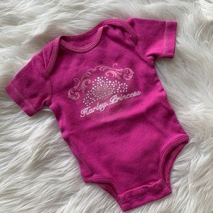Size 3-6 Month Harley Davidson Onesie